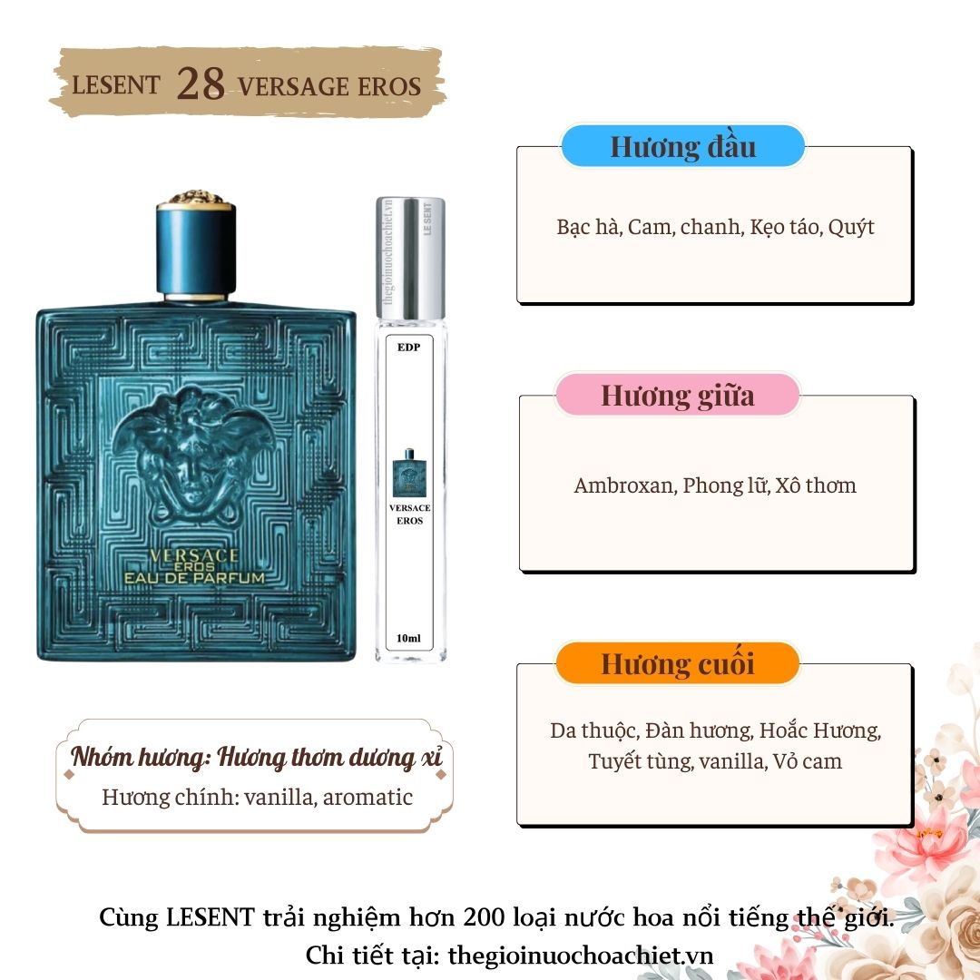 Nước hoa chiết Eros by Versace 