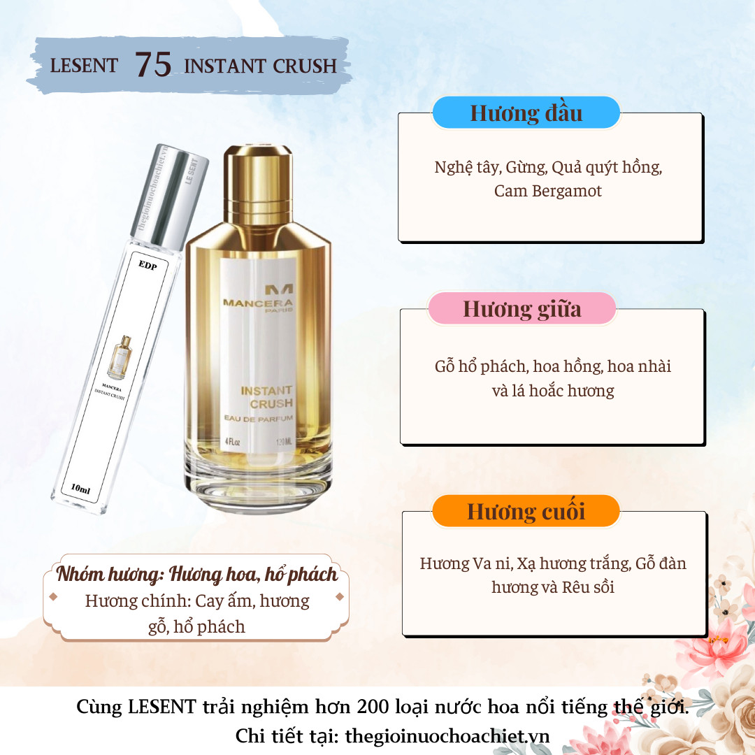 Nước hoa chiết Instant Crush by Mancera