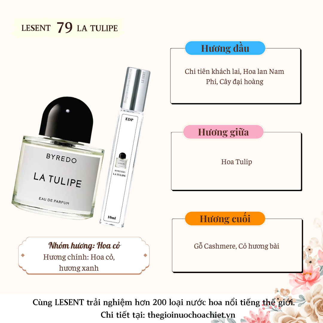 Nước hoa chiết La Tulipe by Byredo 