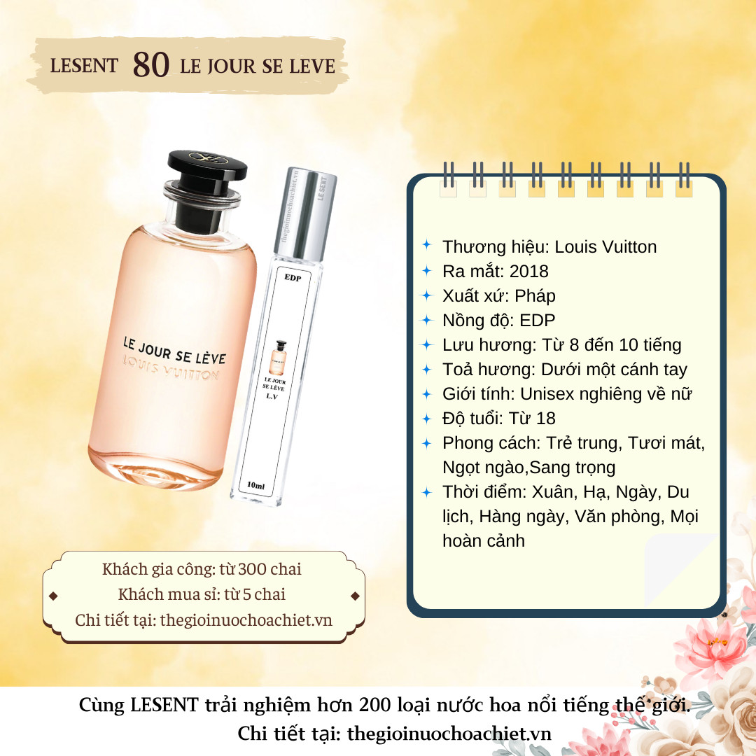 Nước hoa chiết Le Jour Se Lève by Louis Vuitton