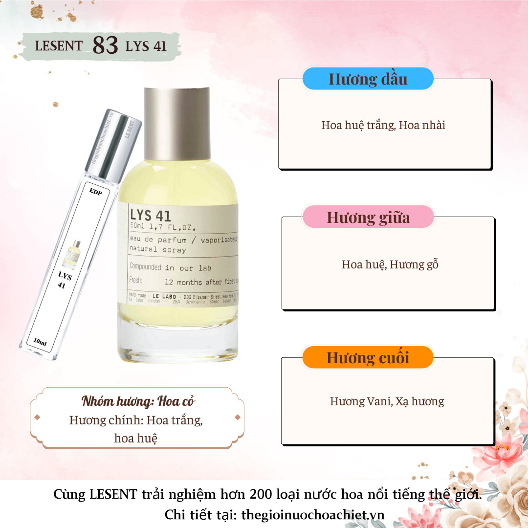 Nước hoa chiết Lys 41 by Le Labo