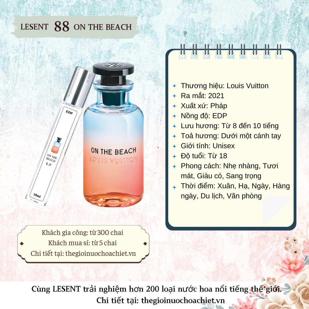 Nước hoa chiết On The Beach 10ml