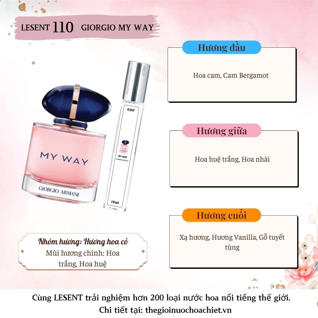 Nước hoa chiết My Way by Armani Giorgio 