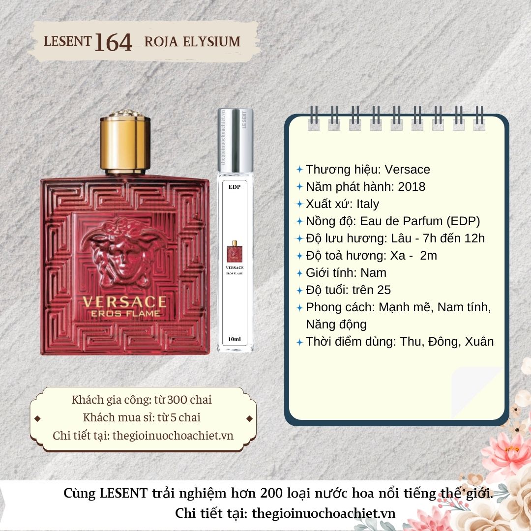 Nước hoa chiết Eros Flame by Versace 