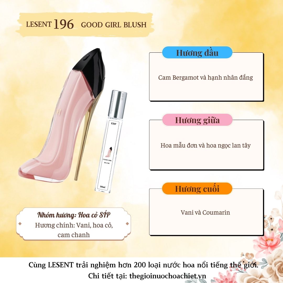 Nước hoa chiết Good Girl Blush by Carolina Herrera 