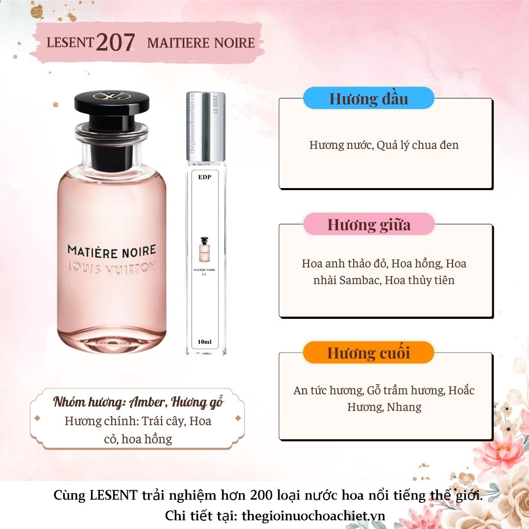 Nước hoa chiết Matiere Noire by Louis Vuitton