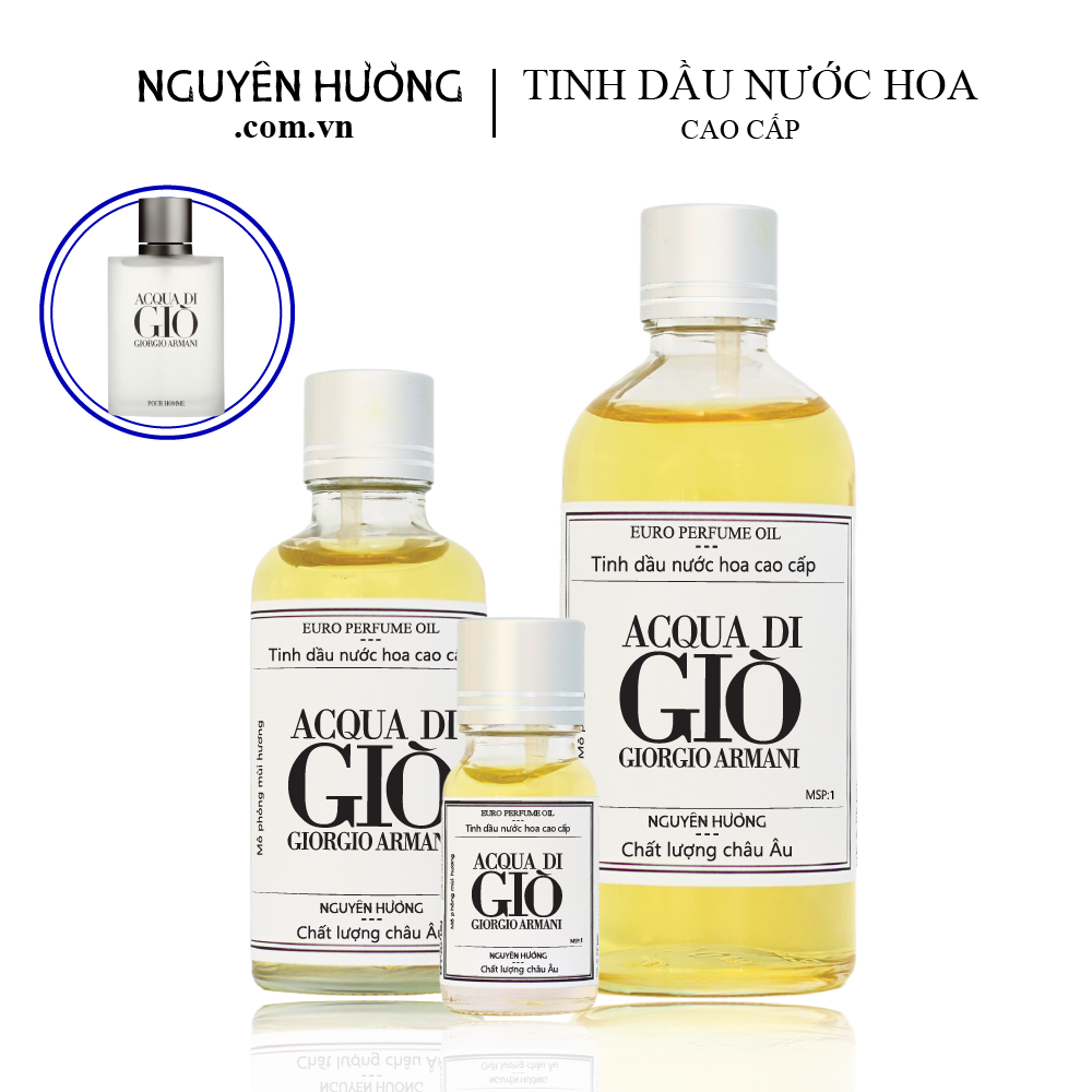 Tinh Dầu Nước Hoa Cao Cấp Acqua Di Gio Pour Homme