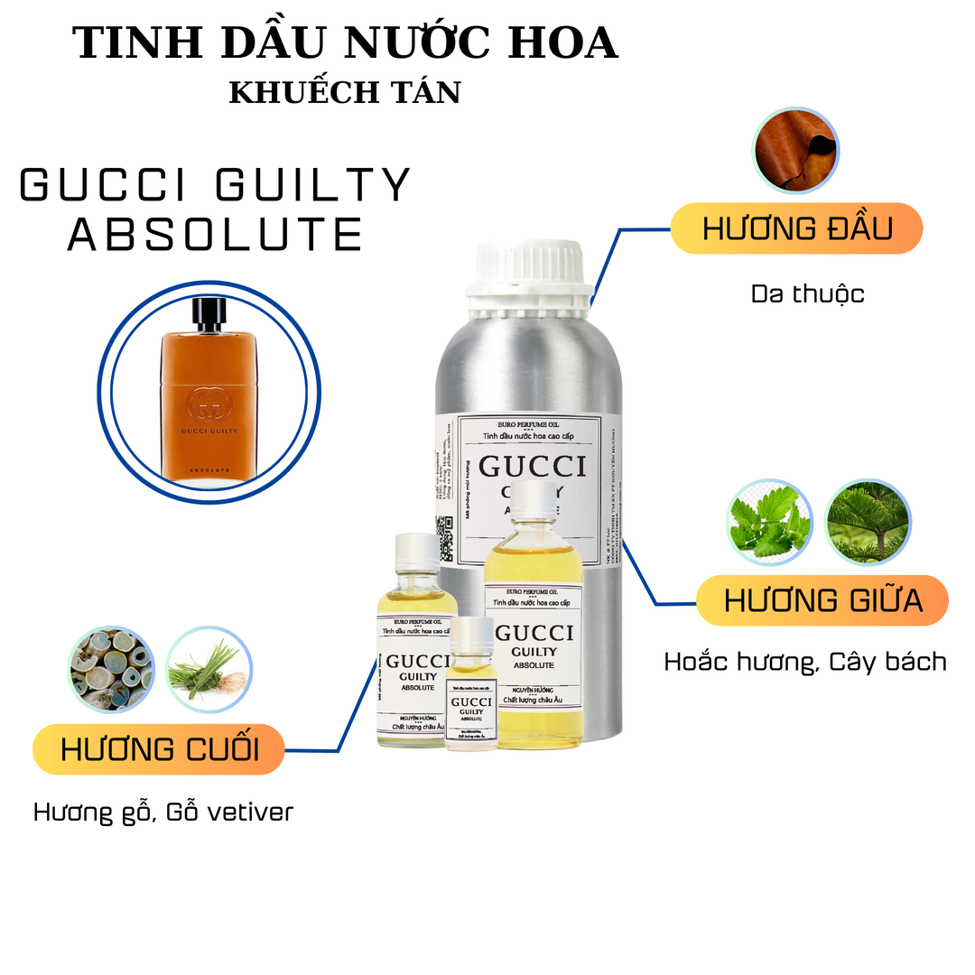 Tinh dầu nước hoa Gucci Guilty Absolute cho máy khuếch tán