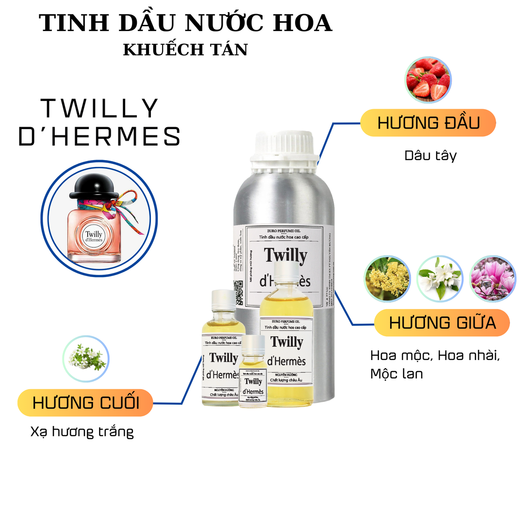 Tinh dầu nước hoa Twilly d’Hermès cho máy khuếch tán