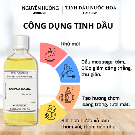 Tinh Dầu Nước Hoa Cao Cấp The One by D&G