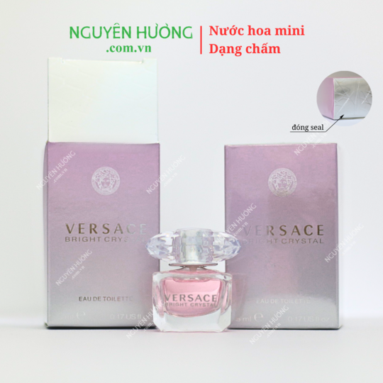 Nước hoa mini 5ml Bright Crystal by Versace 