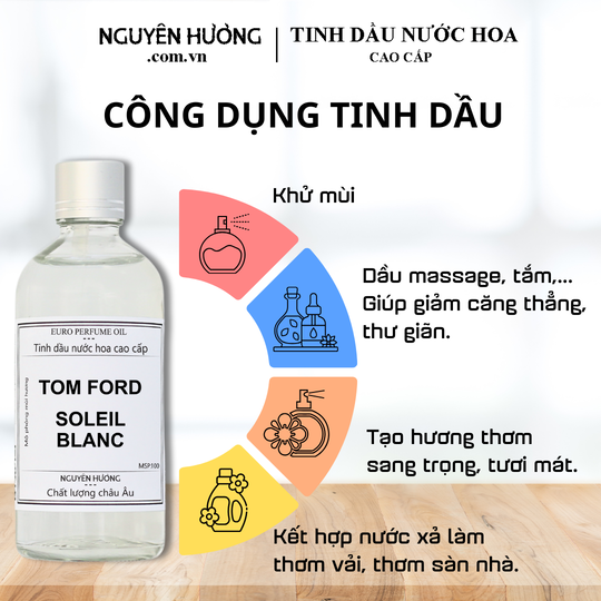 Tinh Dầu Nước Hoa Cao Cấp Soleil Blanc by Tom Ford