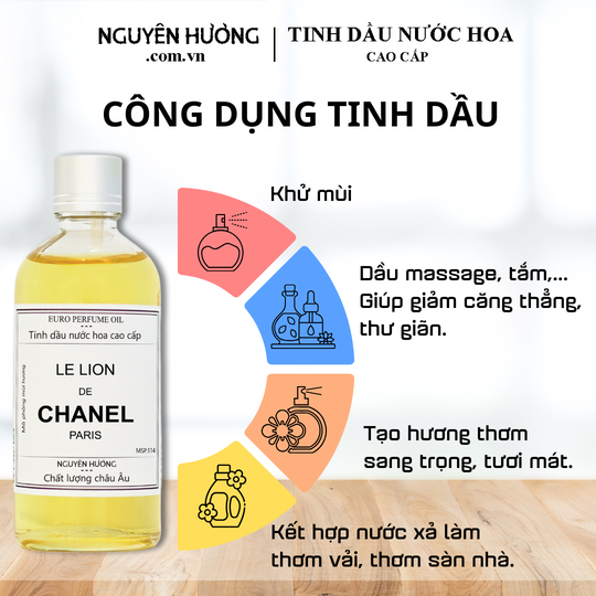 Tinh Dầu Nước Hoa Cao Cấp Chanel Le Lion