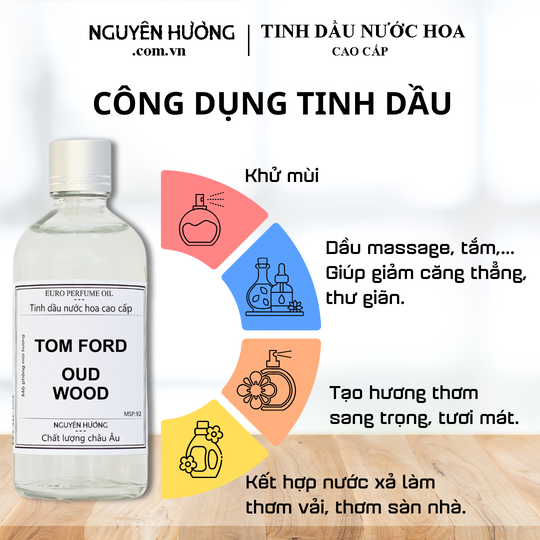 Tinh Dầu Nước Hoa Cao Cấp Oud Wood by Tom Ford