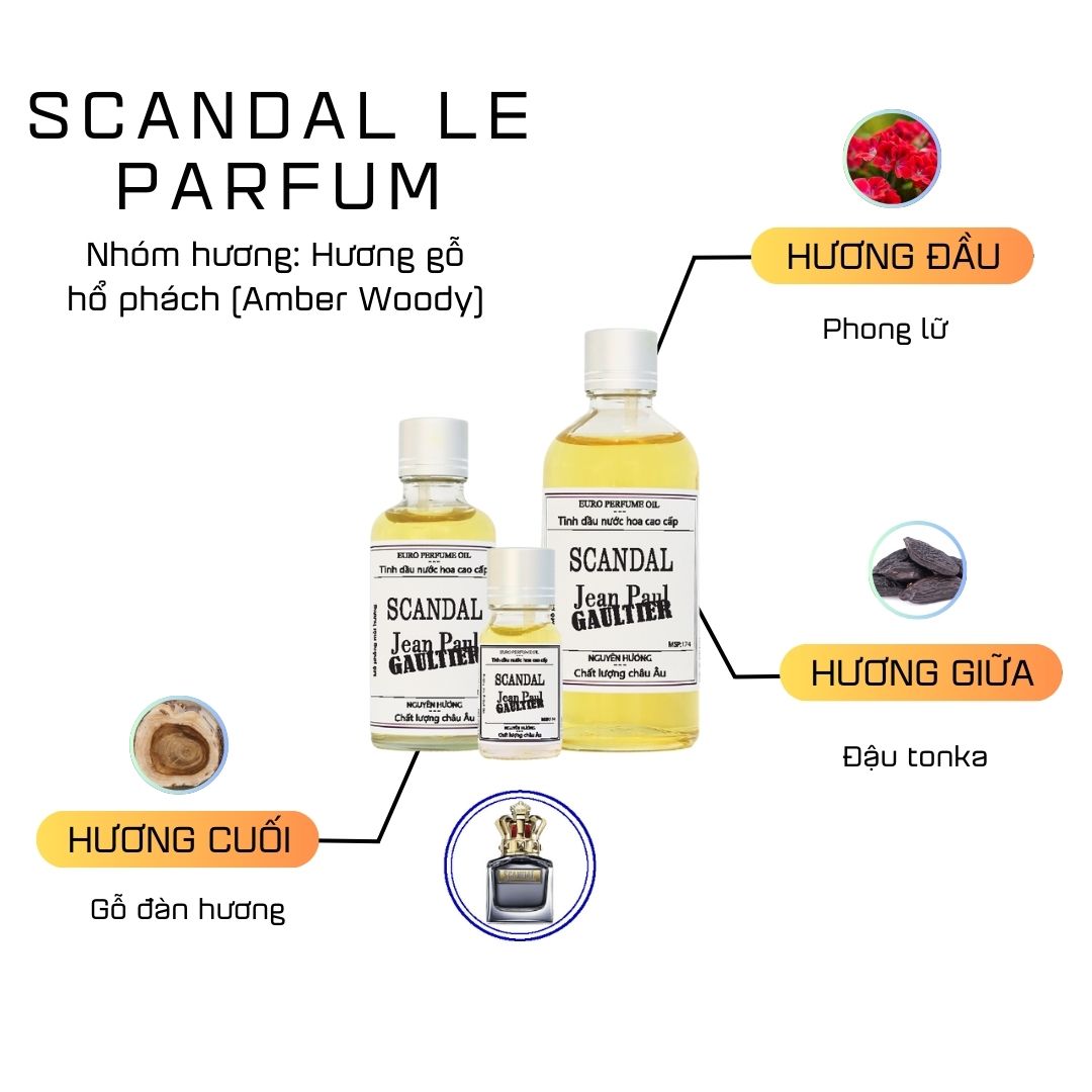 Tinh Dầu Nước Hoa Cao Cấp Scandal Le Parfum