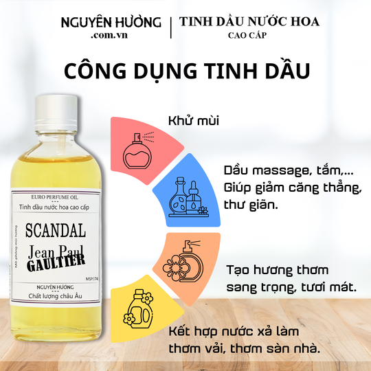 Tinh Dầu Nước Hoa Cao Cấp Scandal Le Parfum