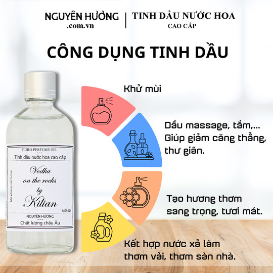 Tinh Dầu Nước Hoa Cao Cấp Vodka On The Rocks by Kilian