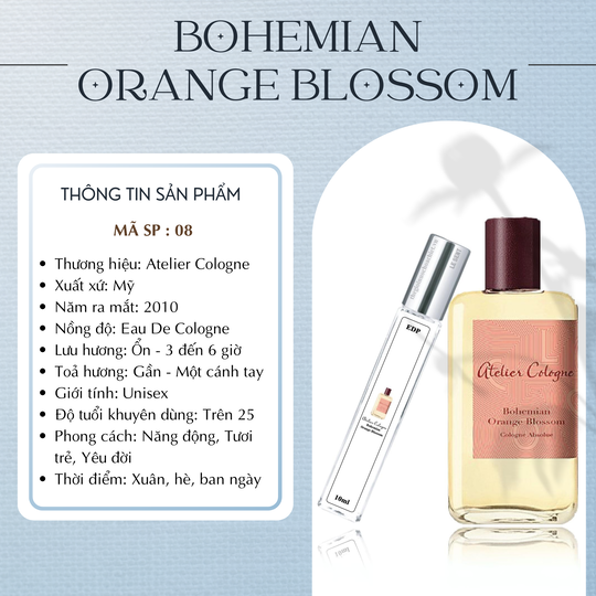 Nước hoa chiết Orange Blossom by Atelier Cologne 