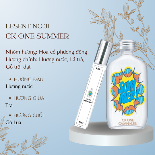 Nước hoa chiết One Summer by Calvin Klein