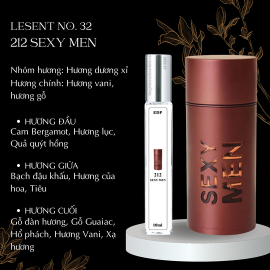 Nước hoa chiết 212 Sexy Men by Carolina Herrera 