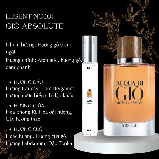 Nước hoa chiết Acqua Di Gio Absolu by Giorgio Armani 