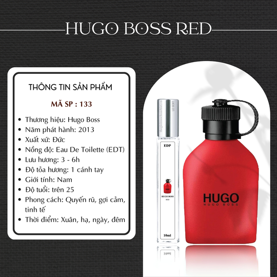 Nước hoa chiết Hugo Boss Red by Hugo Boss 