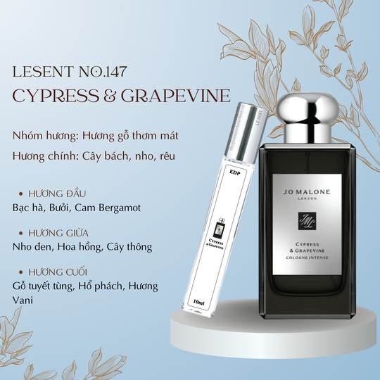 Nước hoa chiết Cypress & Grapevine Cologne by Jo Malone 