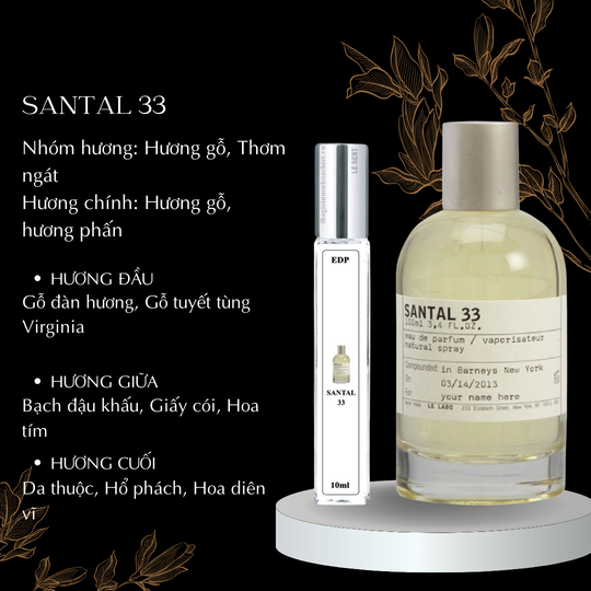 Nước hoa chiết Santal 33 by Le labo