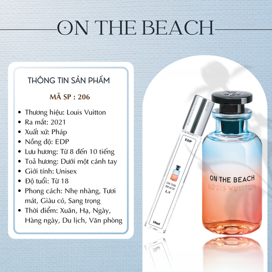 Nước hoa chiết On The Beach 10ml