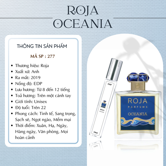 Nước hoa chiết Oceania by Roja Dove