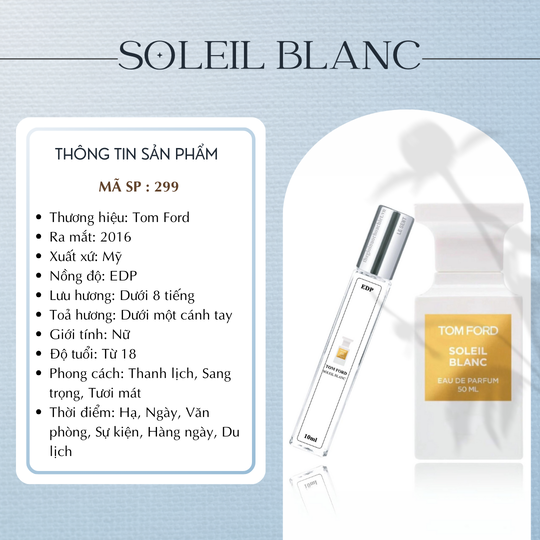 Nước hoa chiết Soleil Blanc by Tom Ford