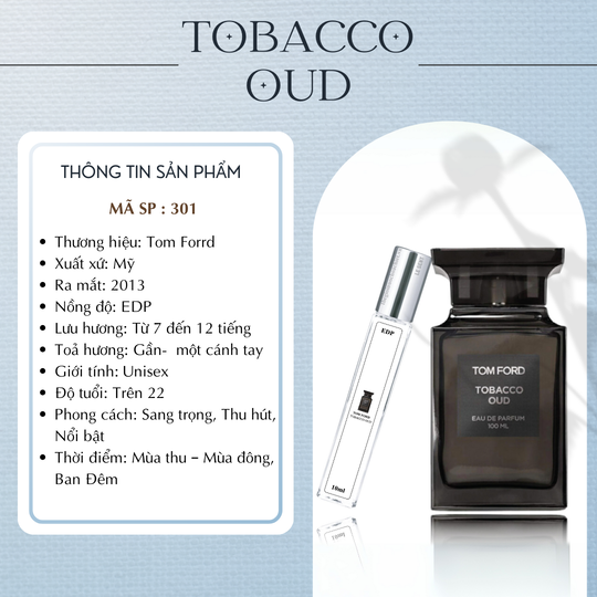 Nước hoa chiết Tobacco Oud by Tomford 