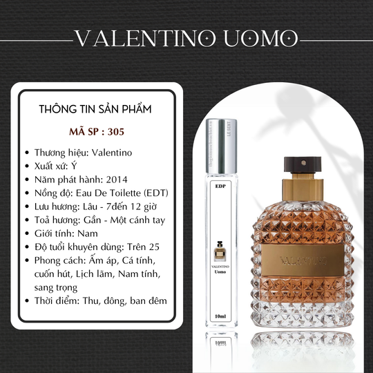 Nước hoa chiết Uomo by Valentino 