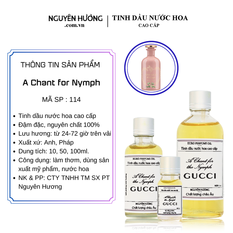 Tinh Dầu Nước Hoa Cao Cấp A Chant for the Nymph by Gucci