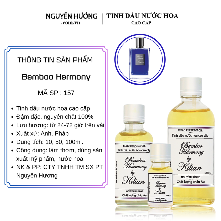 Tinh Dầu Nước Hoa Cao Cấp Bamboo Harmony by Kilian