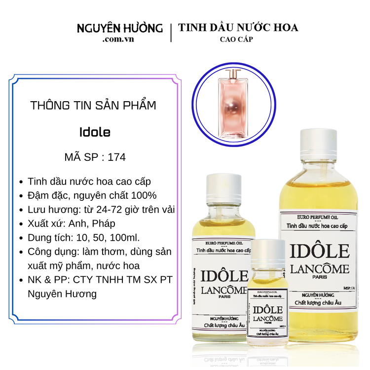 Tinh Dầu Nước Hoa Cao Cấp Idole by Lancome 