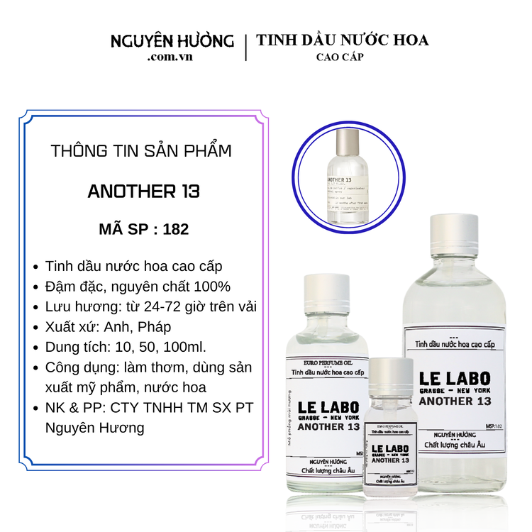 Tinh Dầu Nước Hoa Cao Cấp Another 13 by Le labo