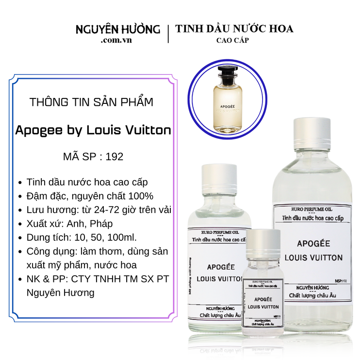 Tinh Dầu Nước Hoa Cao Cấp Apogee by Louis Vuitton