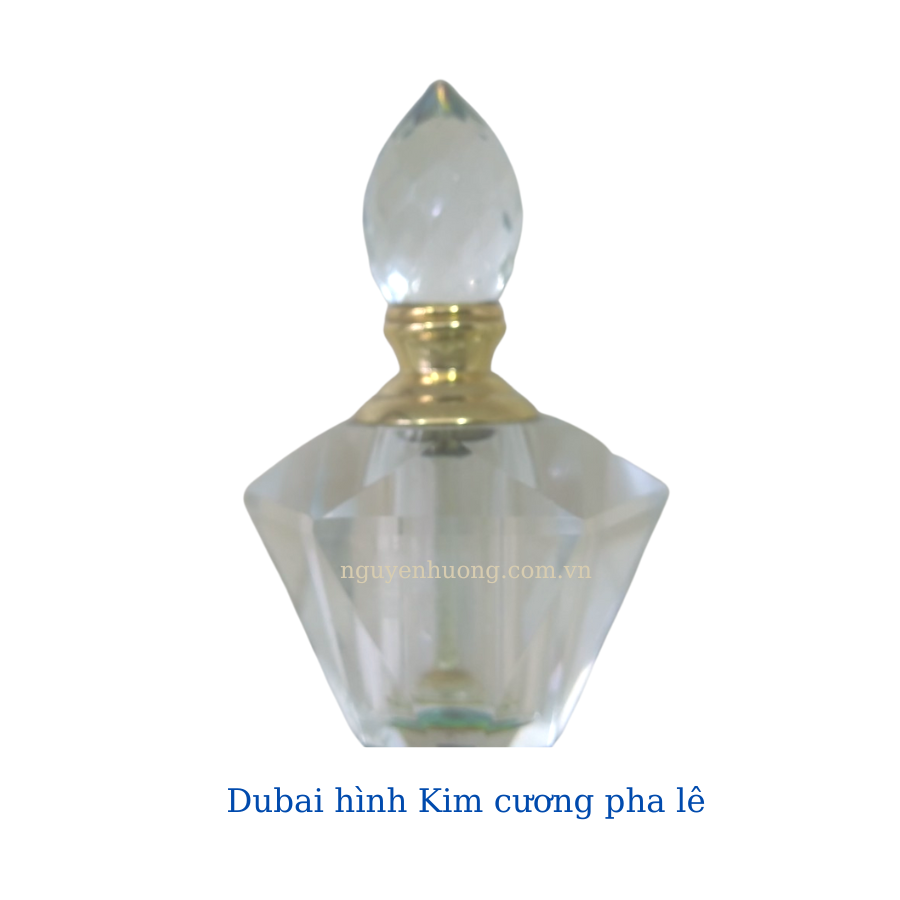 Tinh Dầu Nước Hoa Dubai Hình Kim Cương Pha Lê (30 Mùi Cao Cấp)